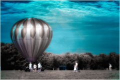 Infrared hot air balloon