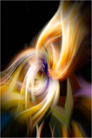 Articistic distorted iris