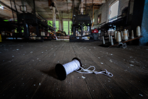 spool on the floor