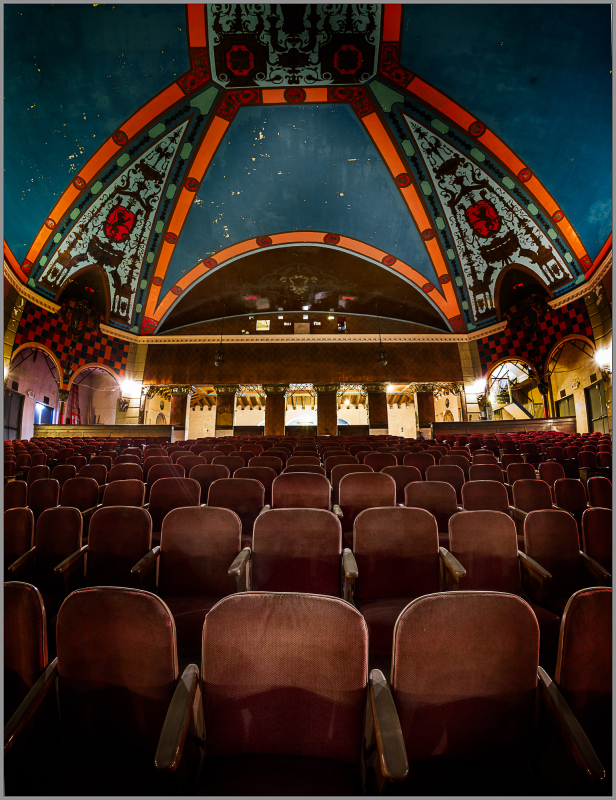 Elegant theater interior