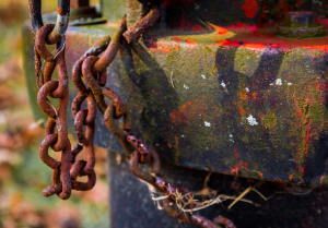 Detail of old style fire hydrant