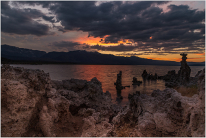 Mono Lake - tufa columns at sunset