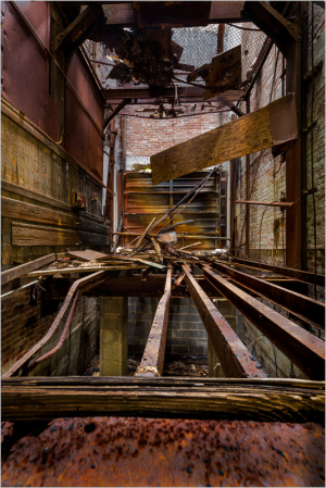 Rust, wood, and steel