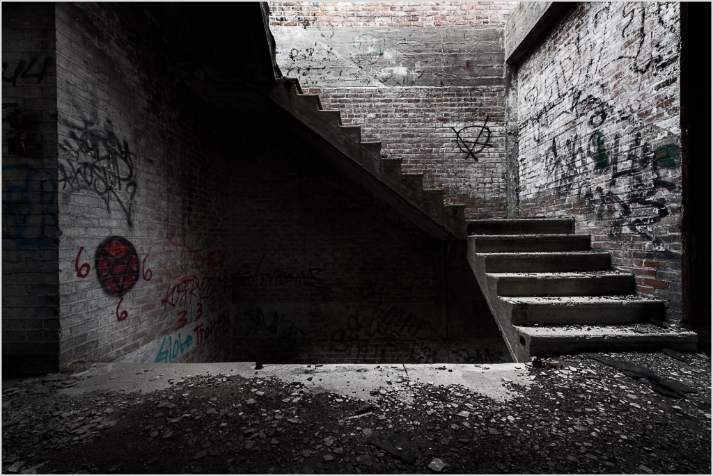 Stairway ruins
