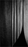 Draped fabric showcasing subtle texture and shadow interplay.