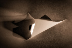 Abstract geometric forms with dynamic light interplay.