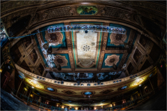 Interior view of the Paramount Theatre showcasing ornate architectural details.