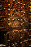 Deposit boxes in abandoned bank