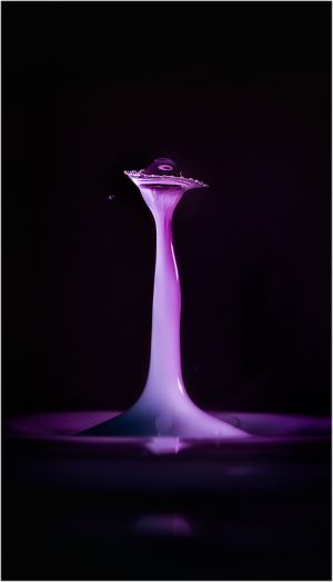Water drop splash