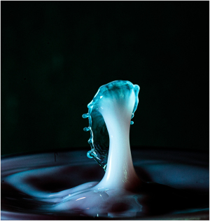 Water drop splash