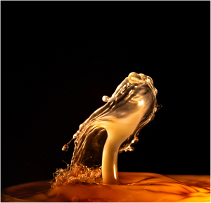 Water drop splash