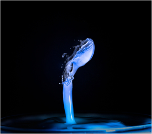 Water drop splash