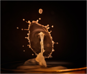 Water drop splash