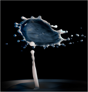 water drop splash