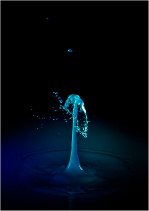 water drop splash
