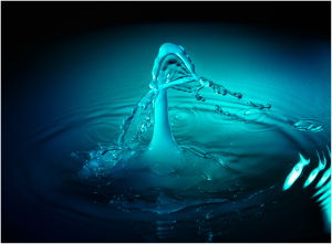 water drop splash