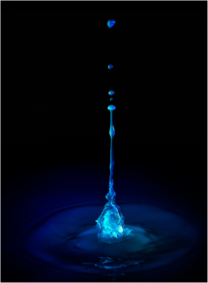 water drop splash