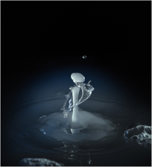 water drop splash