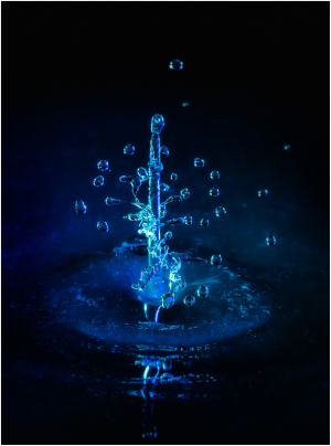 water drop splash