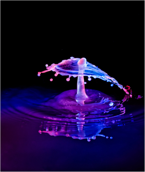 water drop splash