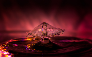 Water drop splash