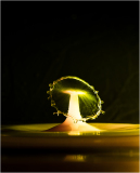 Water drop splash