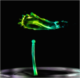 water drop splash